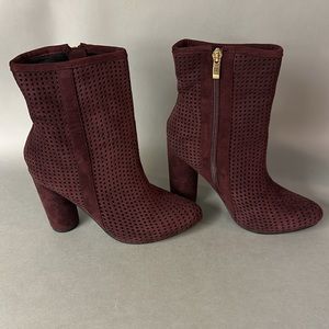 Catherine Malandrino Burgundy Boots Legacine Size 8